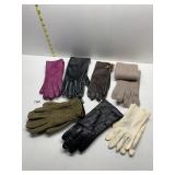 CASHMERE LONG GLOVES AND LEATHER GLOVES