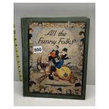 ALL THE FUNNY FOLKS VINTAGE BOOK