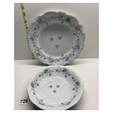 HAVILAND CHINA PLATE AND BOWL