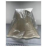 LAMP SHADE NEW, OYSTER, SIZE 17, ORIGINAL PRICE
