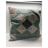 PATCHWORK PILLOW $225 PRICE TAG
