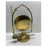 BRASS GONG WITH STRIKER