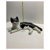 JEAN WINSTANLEY ENGLAND CAT FIGURINE 11.25" H