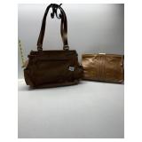 TWO VINTAGE LEATHER PURSES INCLUDING CLASSIC