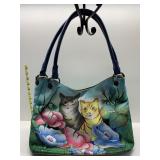 ANUSCHKA HAND PAINTED LEATHER BAG NEW WITH TAG