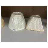 LAMP SHADES FOR SMALL LAMP 8" BASE 4" TOP