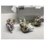 SNOW WONDER ANGELS COLLECTION SET OF THREE NEW