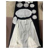 VINTAGE SKIRT COTTON W/ HOLE, ASSORTED DOLLIES