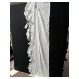 PAPER WHITE 27.5" X 85.5" LINEN/COTTON