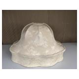 BROCADE VICTORIAN OVAL LAMP SHADE 17" W X 12" X