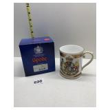 SPODE QUEEN MOTHER YORK TANKERED IN ORIGINAL BOX