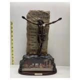 OUR LORD AND SAVIOR BRONZE COLOR SCULPTURE NEW IN