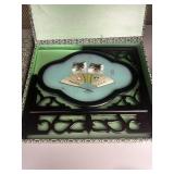 CHINESE SILK EMBROIDERY WOODEN FRAME COLLECTOR