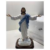 WITH YOU ALWAYS STATUE WITH WOOD BASE IN STYROFOAM