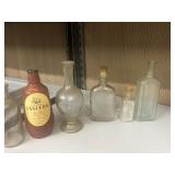 6 VINTAGE BOTTLES INC LANCERS, RAWLEIGH, ETC.