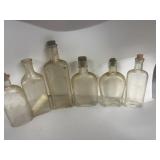 6 VINTAGE BOTTLES