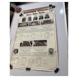 STEELERS SUPER BOWL TEAM POSTER AUTOGRAPHED BY