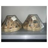 LAMP SHADES NEW, HONEY GOLD, SIZE 14, ORIGINAL