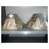 LAMP SHADES NEW HONEY GOLD, SIZE 18 ORIGINAL