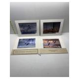 4 PRINTS READY TO FRAME OF BIRDS AND GEESE FOIL