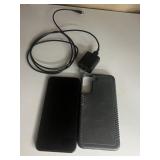 SAMSUNG CELL PHONE, CHARGER & CASE
