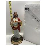 SACRED HEART OF JESUS FIGURINES NEW IN SORROWFUL