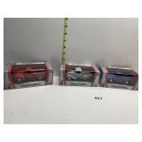 4 COLLECTORS ADDITION DIE CAST CARS INCLUDING