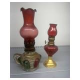 OIL LAMPS TALLEST 7" H
