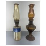 OIL LAMPS 10" H