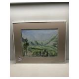 MICHAEL HAMLYN WATERCOLOR FRAMED