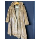 MINK COAT THREE QUARTER SLEEVES LINED EIGHTEEN