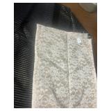 BLACK W/ GOLD THREAD FABRIC 54" X 42" & PINK 36 X