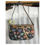 DOONEY & BOURKE HEART DESIGN HAND BAG