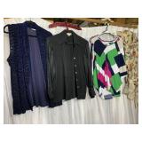 GANTOS LONG SEMI SHEER SLEEVES GOLD BUTTONS