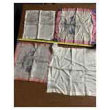 4 SILK SCARVES INCL. MILITARY W/ FLAGS