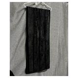 EVENING WRAP FUR W/ VELVET 74" X 14" SHEILA NAME