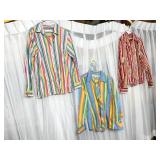 THREE COTTON BUTTON FRONT SHIRTS TOMMY HILFIGER