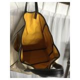 COACH LARGE CANVAS TOTE NAVY TRIM C05=5464 17" X