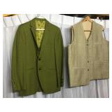 HEAVY WOOL VEST UNBRANDED OR HAND MADE INSIDE