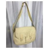 LONGCHAMP PARIS BEIGE HOBO MESSENGER BAG