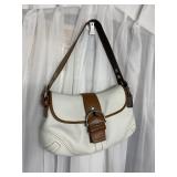 COACH TWO COMPARTMENT #KO678-F10192 WHITE BROWN