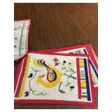 6 VINTAGE COCKTAIL NAPKINS STYLED BY DEWAN PURE