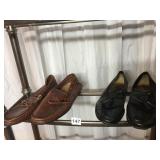 CROCKETT & JONES BROWN SHOES SIZE 9.5 SANTONI