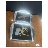 MID-CENTURY MODERN SERVING TRAYS W/ WOMEN IN