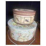 2 HAT BOXES