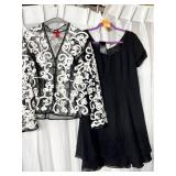 HAMPTON NILES BLACK DRESS SIZE 14 JS COLLECTIONS