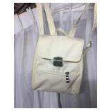DONNA KAREN WHITE BACKPACK PURSE NWT