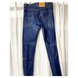 LEVI STRAUSS SIZE 35-32 505 0217 RED TAG DENIM