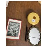 HAIR RECEIVER LONG ARM SHOE FASTENER METAL OVAL