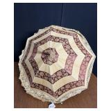 PARASOL BURGUNDY AND CREAM